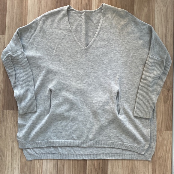Aritzia Babaton Baylor Sweater in Grey - Picture 3 of 5